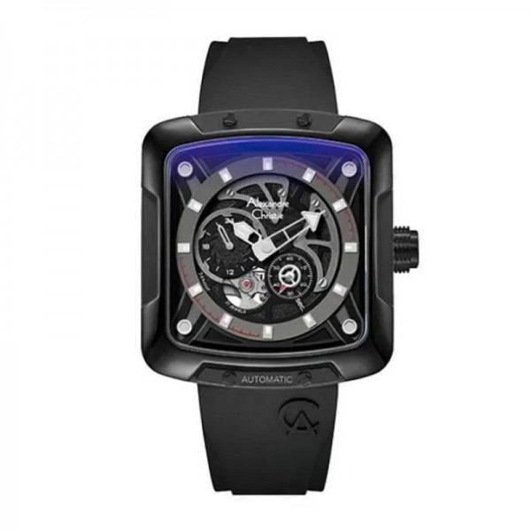 Alexandre Christie AC 3030 Black Rubber Automatic GARIPBA Alexandre Christie AC 3030 Black Rubber Automatic GARIPBA